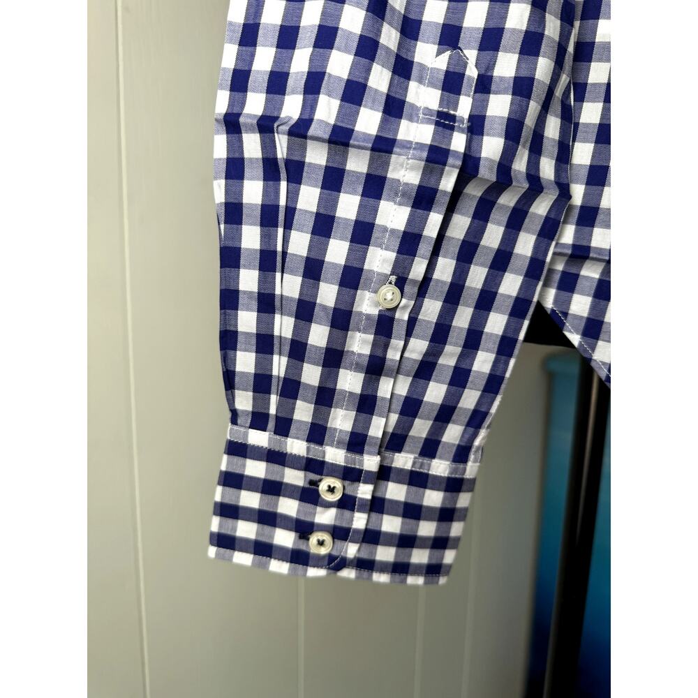 UNTUCKit: Belleza Blue Gingham Women's Shirt Size 8 - Picture 6 of 7
